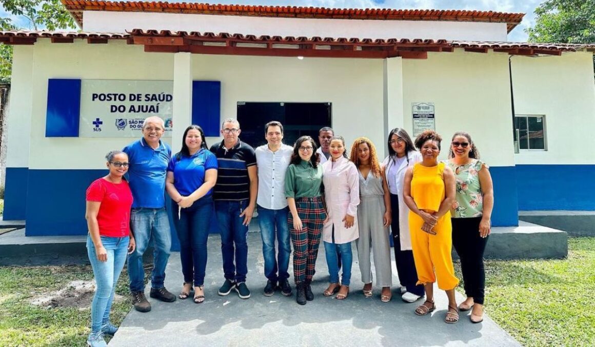 Prefeito Eduardo Pio X apresenta nova médica que atenderá no Posto de Saúde do Ajuaí, zona rural de São Miguel do Guamá
