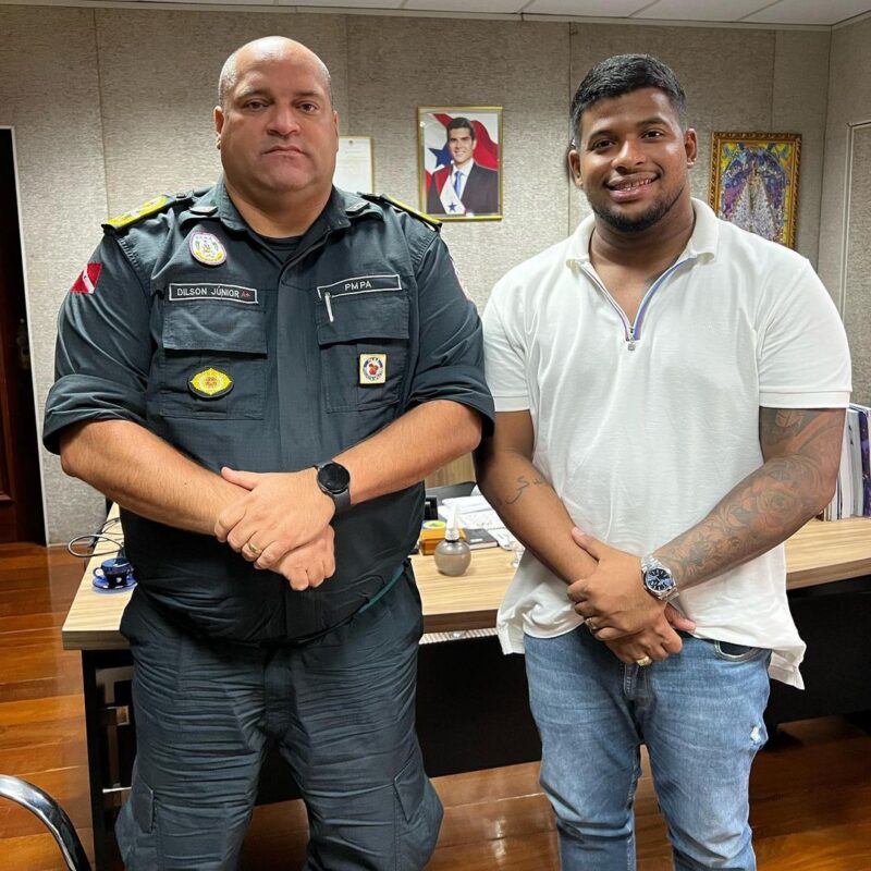  comandante geral da Polícia Militar Cel Dilson Jr, dialogando sobre a pauta da Segurança publica na Nossa capital.