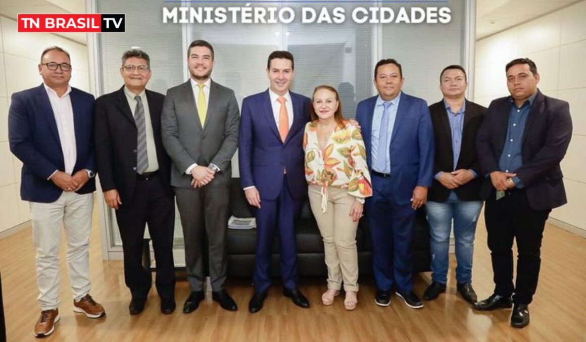 Deputado Ronie Silva cumpre agenda política em Brasília com o ministro Jader Filho