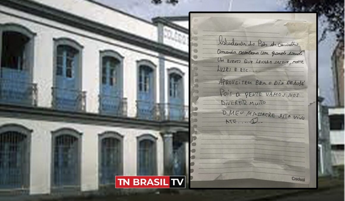 Estudantes do Colégio Paes de Carvalho relatam ameaça de massacre