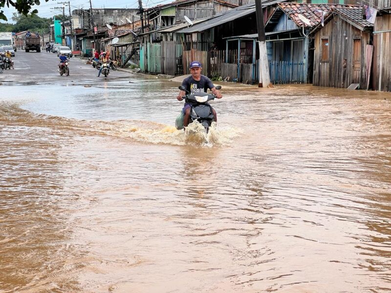 Chuva forte causa prejuízos e deixa moradores de Tucuruí em alerta