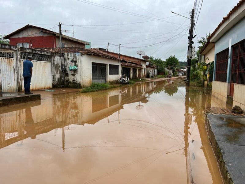 Chuva forte causa prejuízos e deixa moradores de Tucuruí em alerta