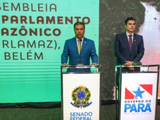 Helder Barbalho fala sobre desenvolvimento socioeconômico e ambiental em Assembleia do Parlamento Amazônico