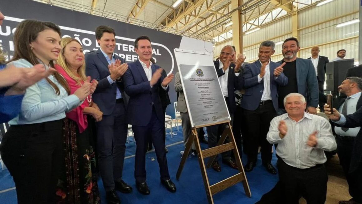 Ministro Jader Filho participa da inauguração do Terminal de Integração Rodoviária, na cidade de Goiânia