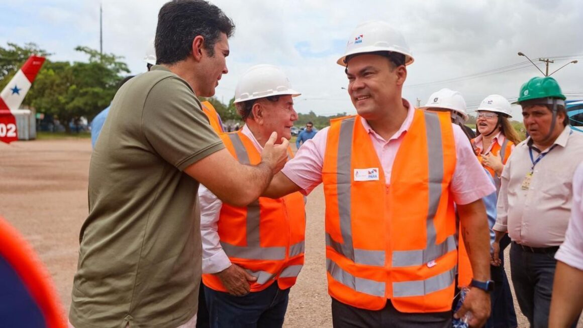 Deputado Lu Ogawa cumpre agenda com o governador Helder Barbalho na Vila do Conde