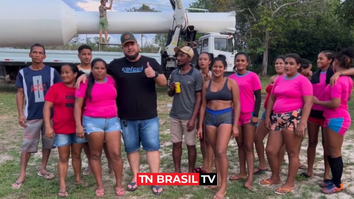Vereador Lauro Hoffmann agradece o prefeito Macarrão por atender o pedido dos moradores da Vila Braulândia