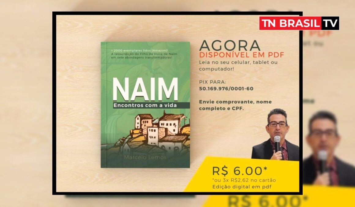 Já está disponível para Kindle "Naim, Encontros com a vida" do Reverendo Marcelo Lemos