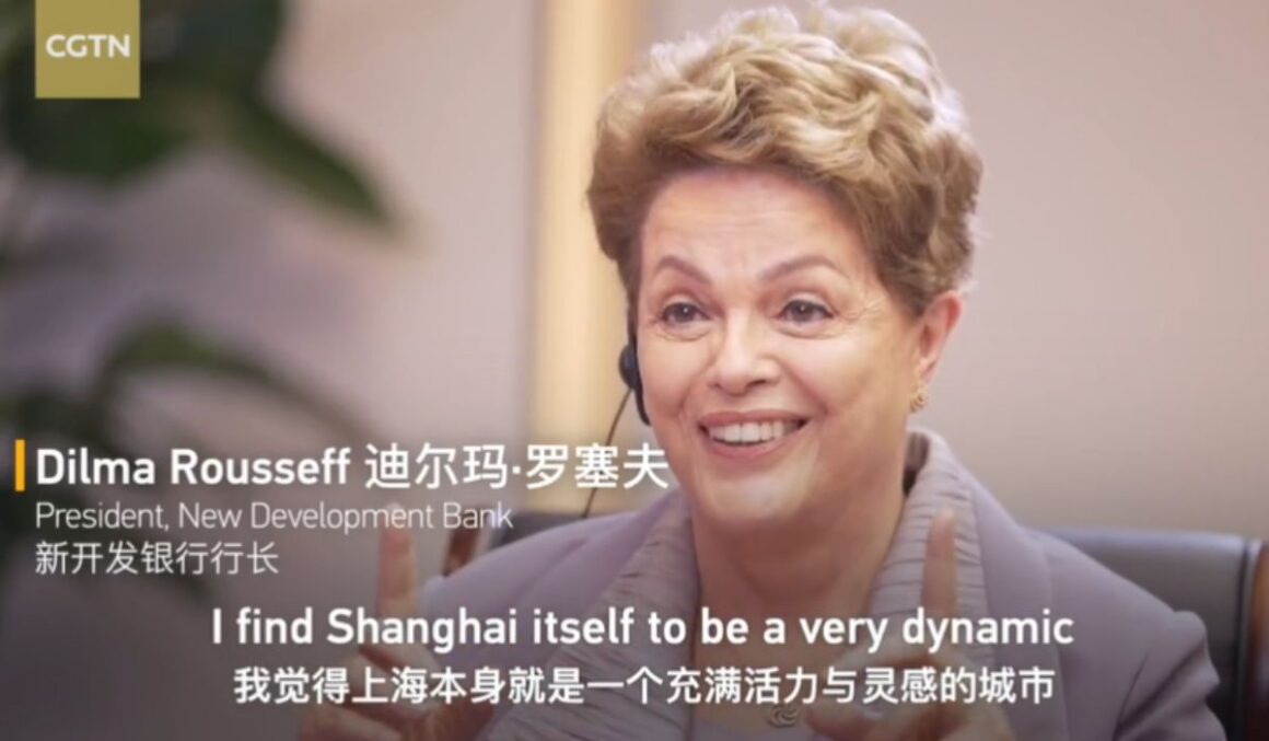 “É uma cidade florida”, diz Dilma sobre Xangai, onde mora e preside o banco dos Brics