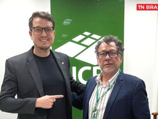 Deputado Dirceu Ten Caten cumpre agenda em Brasília com João Pedro diretor Governança Fundiária do INCRA