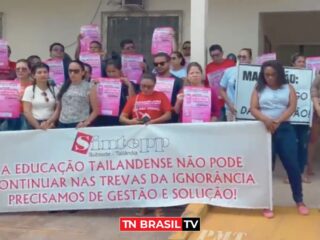 Servidores da educação de Tailândia entram no 20º dia de greve