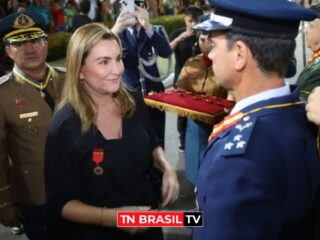 Vice-governadora Hana Ghassan participa de cerimônia dos 167 anos da criação do Corpo de Bombeiros no Brasil