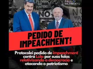 Nikolas e deputados bolsonaristas protocolam pedido de impeachment de Lula