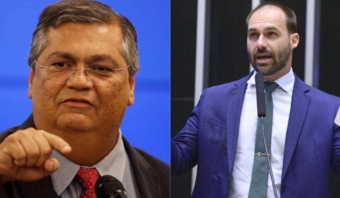 Dino determina que PF analise discursos de evento com Eduardo Bolsonaro