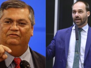 Dino determina que PF analise discursos de evento com Eduardo Bolsonaro