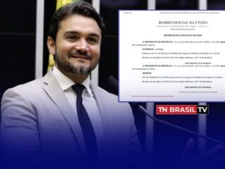 Diário Oficial da União publica nomeação de Celso Sabino como novo Ministro do Turismo