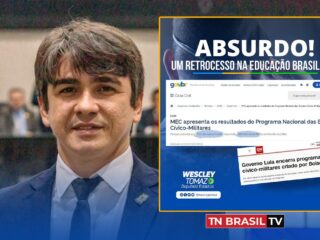 Deputado Wescley Tomaz repudia medida do governo em encerrar programa de escolas cívico-militares