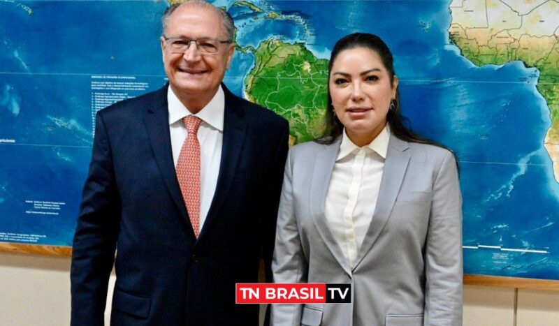 Deputada Federal Renilce Nicodemos reúne com o vice-presidente da República, Geraldo Alckmin