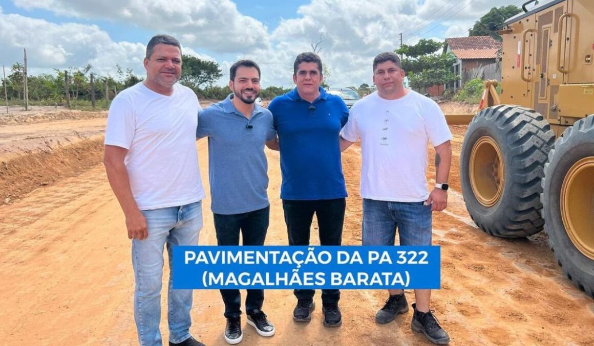 Prefeito Eduardo Pio X anuncia o início das obras de pavimentação asfáltica da PA 322