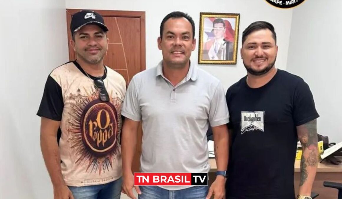 Deputado Lu Ogawa recebe em seu gabinete a diretoria da Associação Enedina Show Music, de Igarapé Mirim