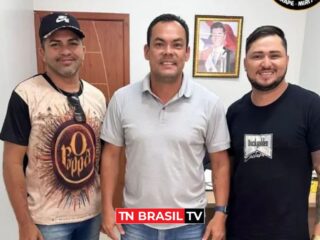 Deputado Lu Ogawa recebe em seu gabinete a diretoria da Associação Enedina Show Music, de Igarapé Mirim