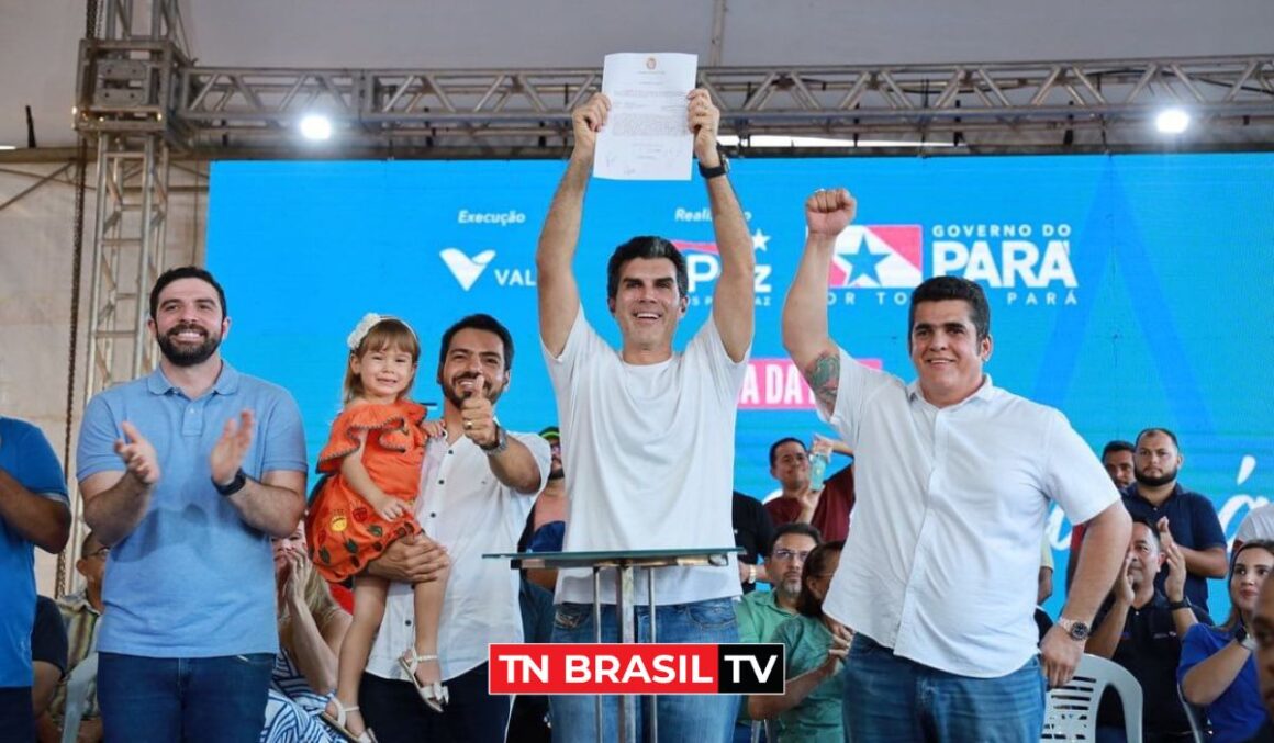 Prefeito Eduardo Pio X assina Ordem de Serviço para a construção da Usina da Paz em São Miguel do Guamá