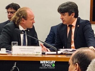 Wescley Tomaz, do Avante, cumpre agenda na Câmara dos Deputados em Brasília