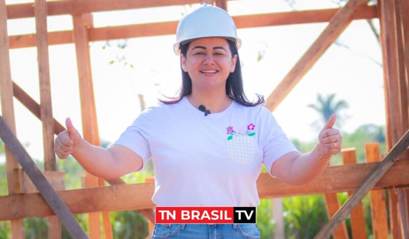 Laane Barros prefeita de Piçarra "a mulher forte da Região do Carajás", no Pará