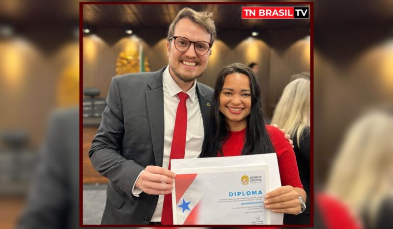 Advogada Carla Crispin é homenageada na Alepa em sessão de iniciativa do Deputado Dirceu Ten Caten