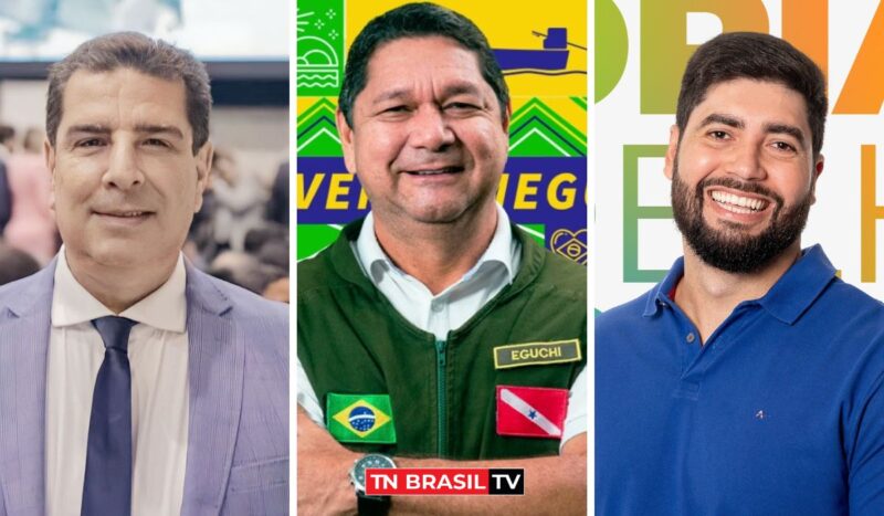 Zeca Pirão, Delegado Eguchi e Adriano Coelho foram os mais votados em enquete para prefeito de Belém