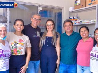 Prefeito Pastor David apresenta nova médica da USF Nossa Senhora Aparecida