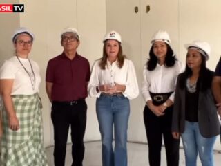 Vice-governadora visita as obras do Hospital Público da Mulher, em Belém