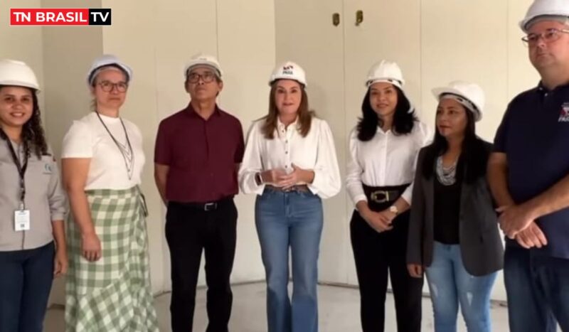 Vice-governadora visita as obras do Hospital Público da Mulher, em Belém