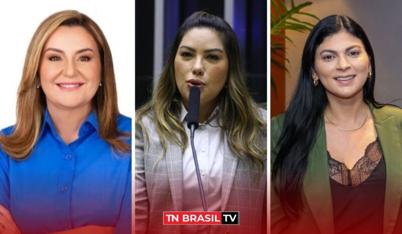 Hana Ghassan, Renilce Nicodemos e Diana Belo; MULHERES FORTES DO MDB