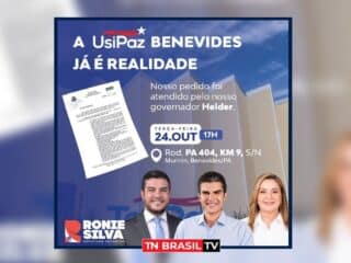 Deputado Ronie Silva anuncia a assinatura da Ordem de Serviço para a construção da UsiPaz em Benevides