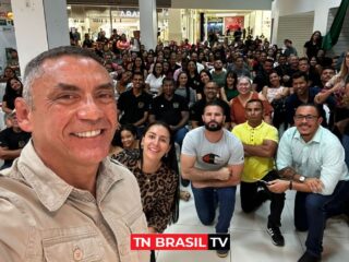 Ten Cel Vicente Neto apresenta palestra sobre Intervenção Prisional para acadêmicos de Direito, em Marabá