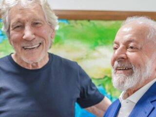 Lula recebe Roger Waters no Planalto e lembra do apoio do músico na prisão