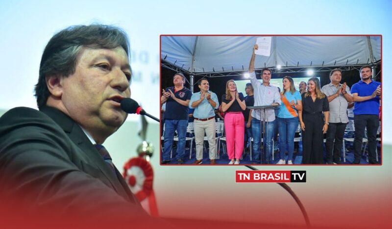 Deputado Eliel Faustino participa com o governador Helder Barbalho da assinatura da Usina da Paz, em Benevides