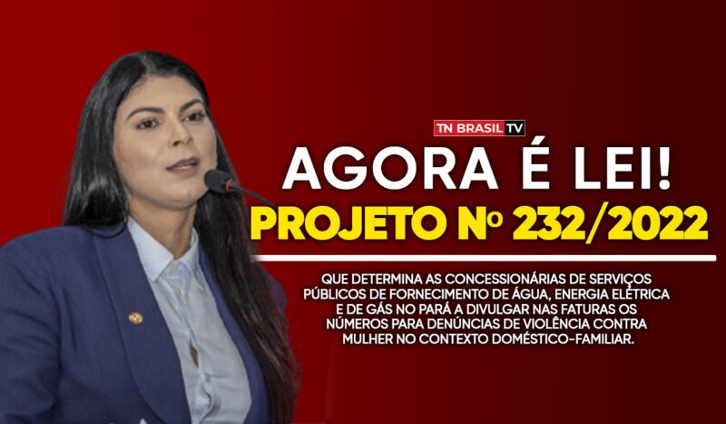 Deputada Diana Belo: faturas de água, energia e gás devem constar números para denúncias de violência contra mulher