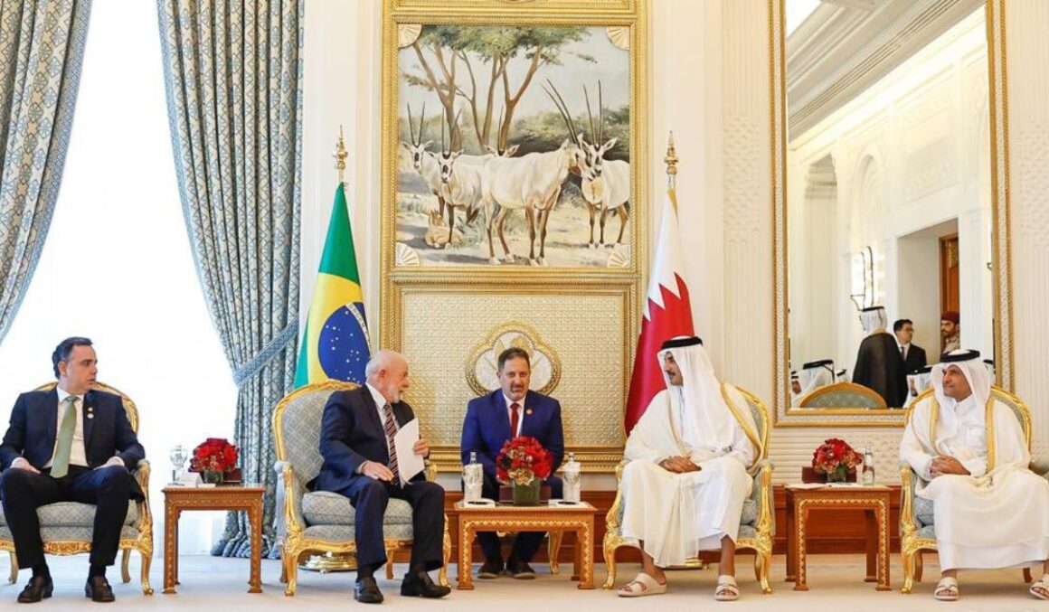 Lula: Qatar tem papel central para fim da guerra Israel-Palestina
