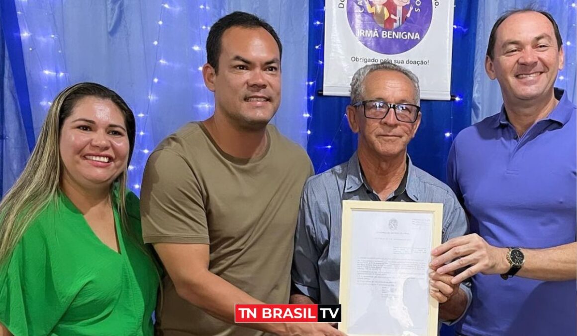 Deputado Lu Ogawa entrega título de Utilidade Pública ao Abrigo Casarão dos Idosos Irmã Benigna