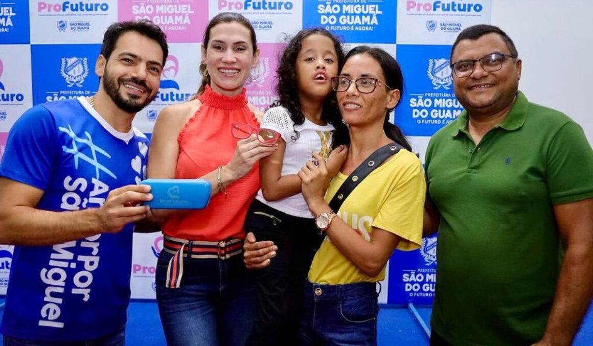 Projeto ProFuturo realiza entrega gratuita de óculos de grau para crianças de São Miguel do Guamá