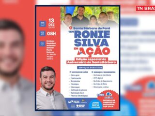 Ação do deputado Ronie Silva levará Serviços de Saúde e outros benefícios para o município de Santa Bárbara
