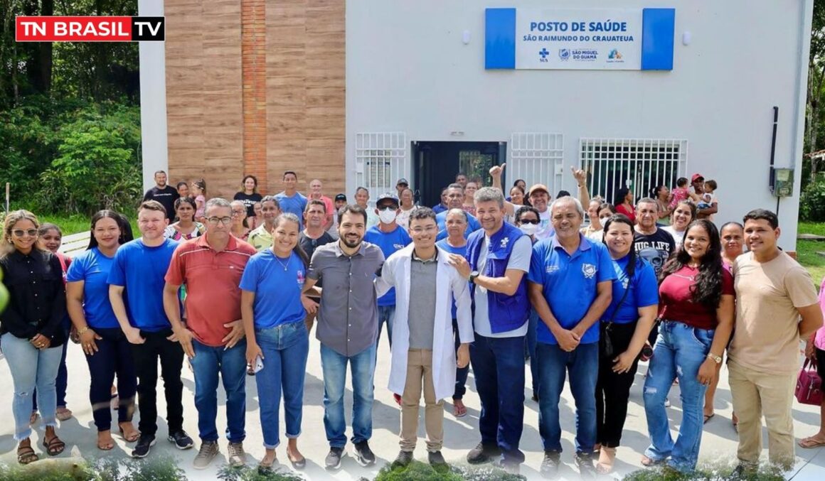 Prefeito Eduardo Pio X entrega Posto de Saúde em São Raimundo do Crauateua totalmente reconstruído