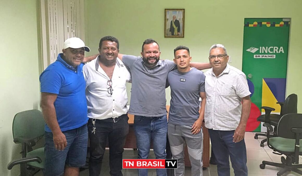 Toizim Moreira, presidente do PT em Tailândia, cumpre agenda no INCRA em Belém