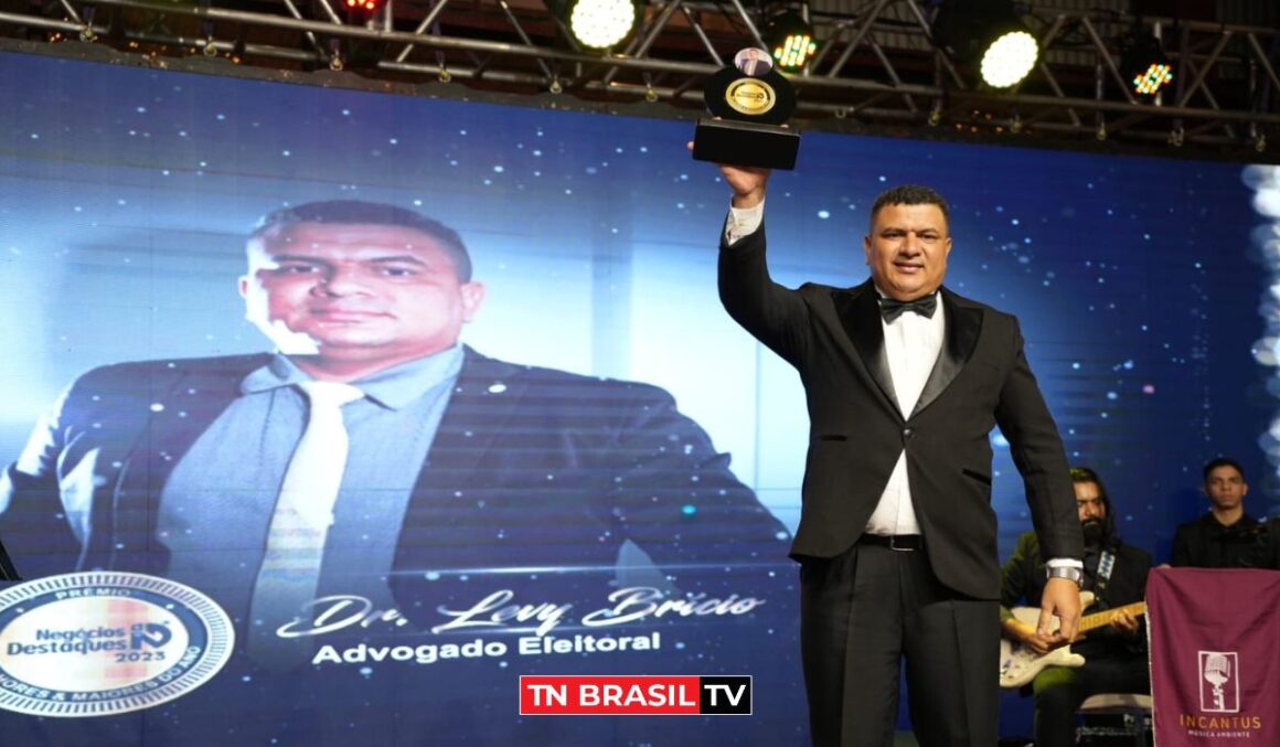 Reconhecimento de Excelência: Levy Bricio recebe o Prêmio Maiores e Melhores do Ano de 2023