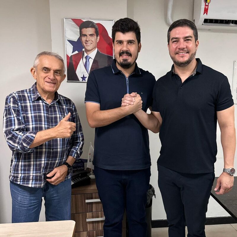 Deputado Ronie Silva esteve presente na posse do novo presidente municipal do MDB em Pacajá