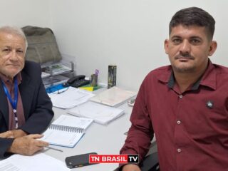 Roberto Soares, pré-candidato a vereador de Tailândia, cumpre agenda política na Alepa