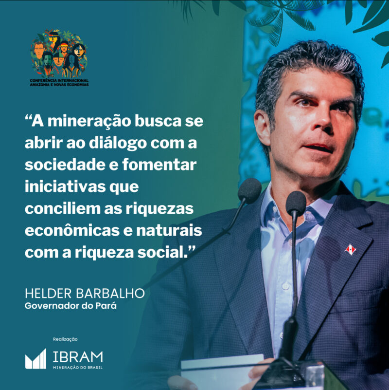 Helder Barbalho sobre a Conferência Internacional Amazônia e Novas Economias é um marco no desenvolvimento e na preservação da Amazônia / Instagram