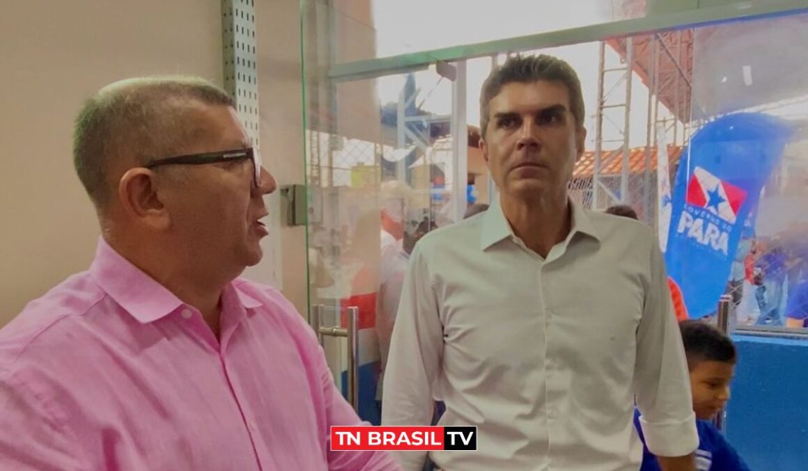 Professor Belmiro acompanha governador Helder Barbalho em entrega de escola totalmente reconstruída