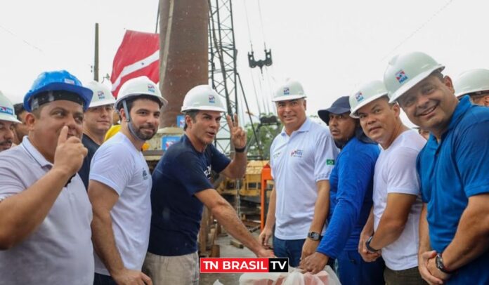 Deputado Lu Ogawa cumpre agenda em Icoaraci com o governador Helder Barbalho